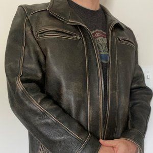 Leather Bomber